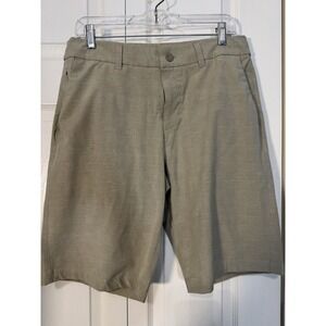 Hang Ten Hybrid Mens Khaki Golf Shorts Size 34